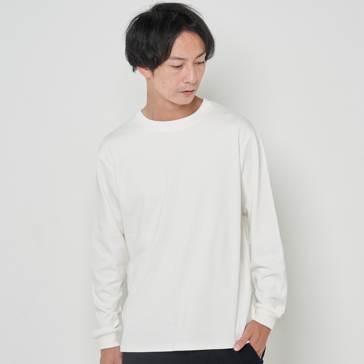 Cotton Plain Long T-shirts