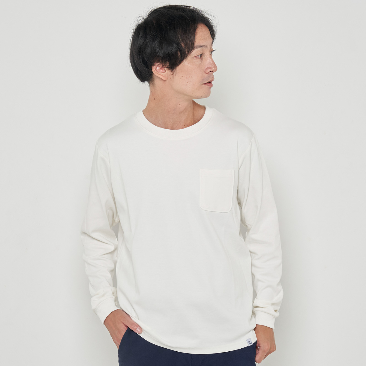 Cotton Pocket Long T-shirts
