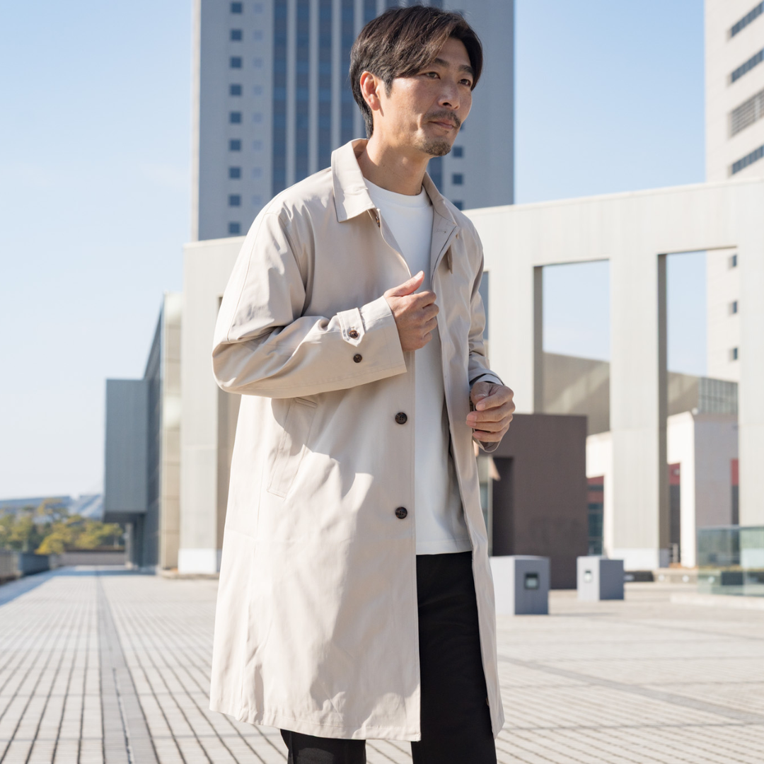 my day の Cozy Balmacaan Coat