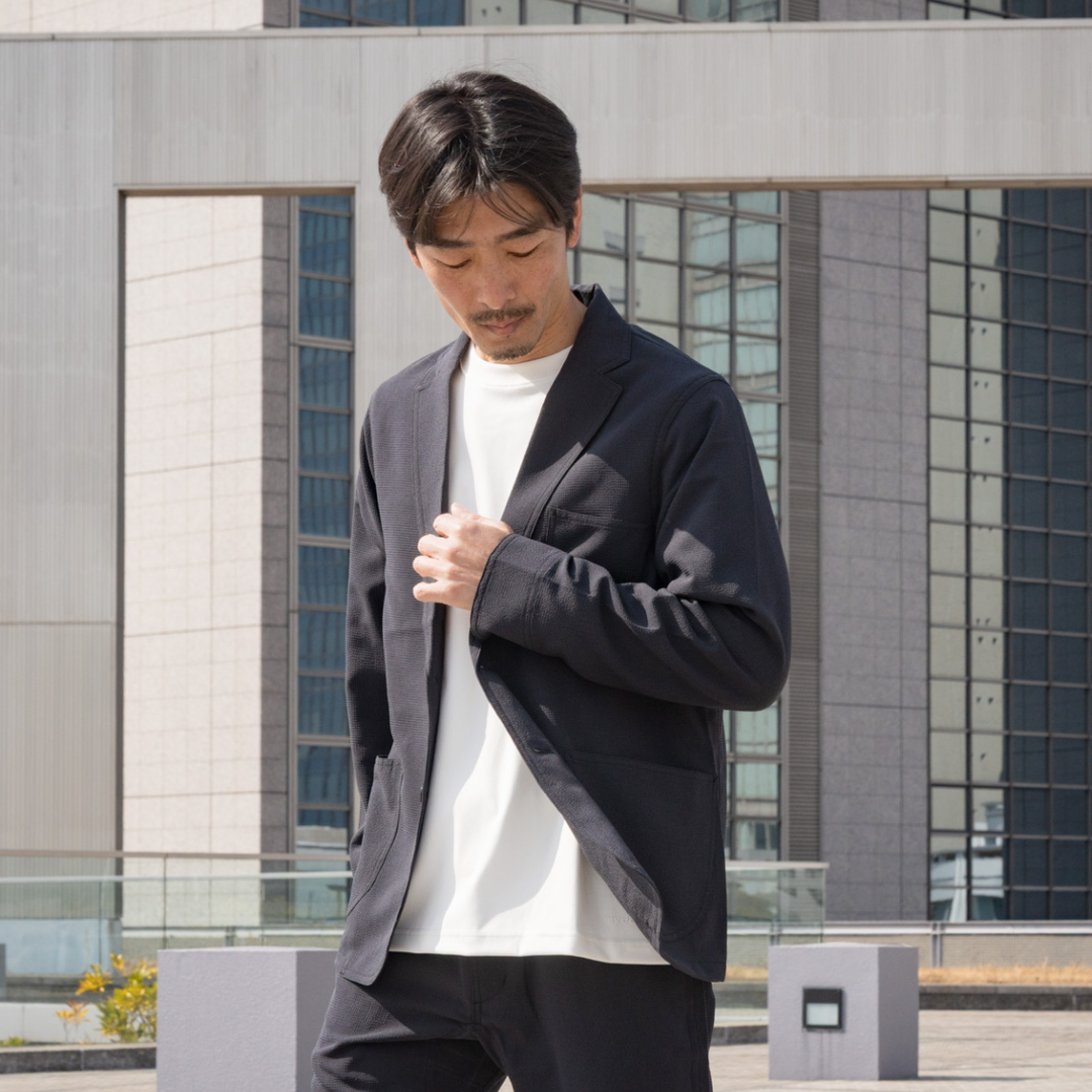 my day の Seersucker Jacket