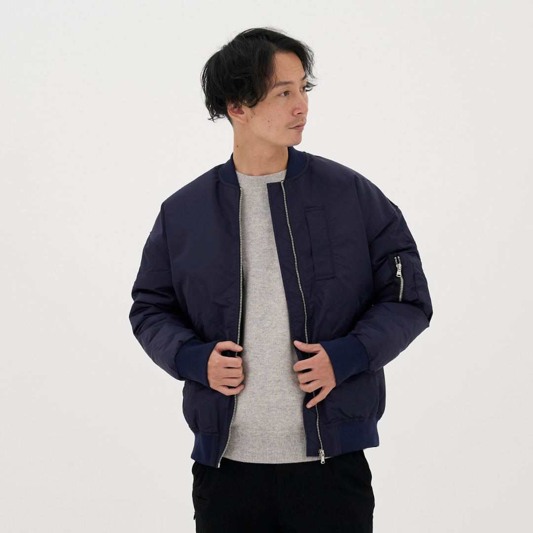 MA-1 100% Down Jacket|my day MA-1 100% Down Jacket|my day
