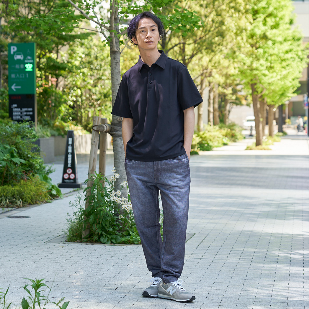 Denim Design Sweatpants – my day