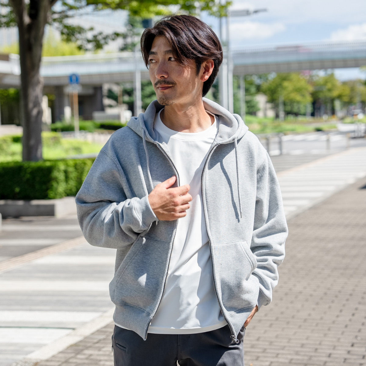 my day の Fleece Zip Hoodie