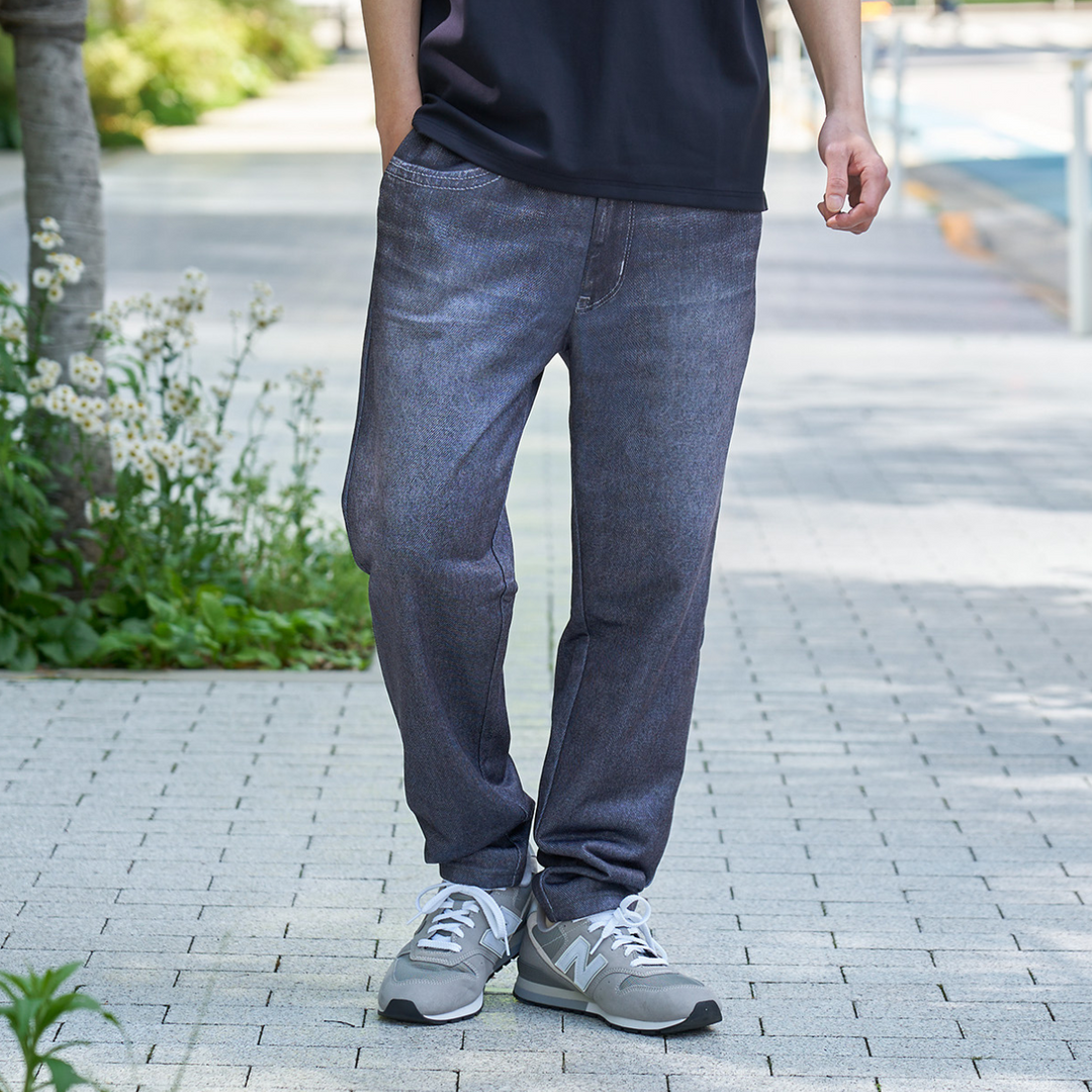Denim Design Sweatpants – my day