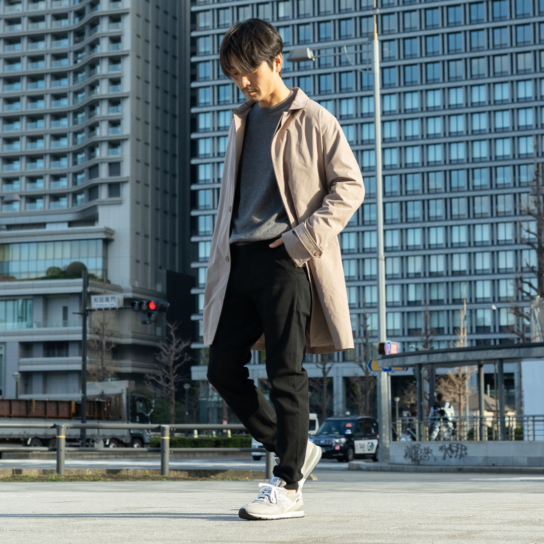 my day の Balmacaan Coat