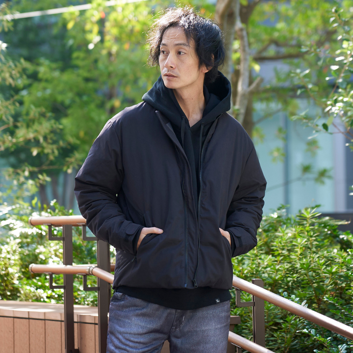 その他ブランド / MYDAY/ダウンジャケット/--/--/ブラック/無地 Collarless Down Jacket – my day