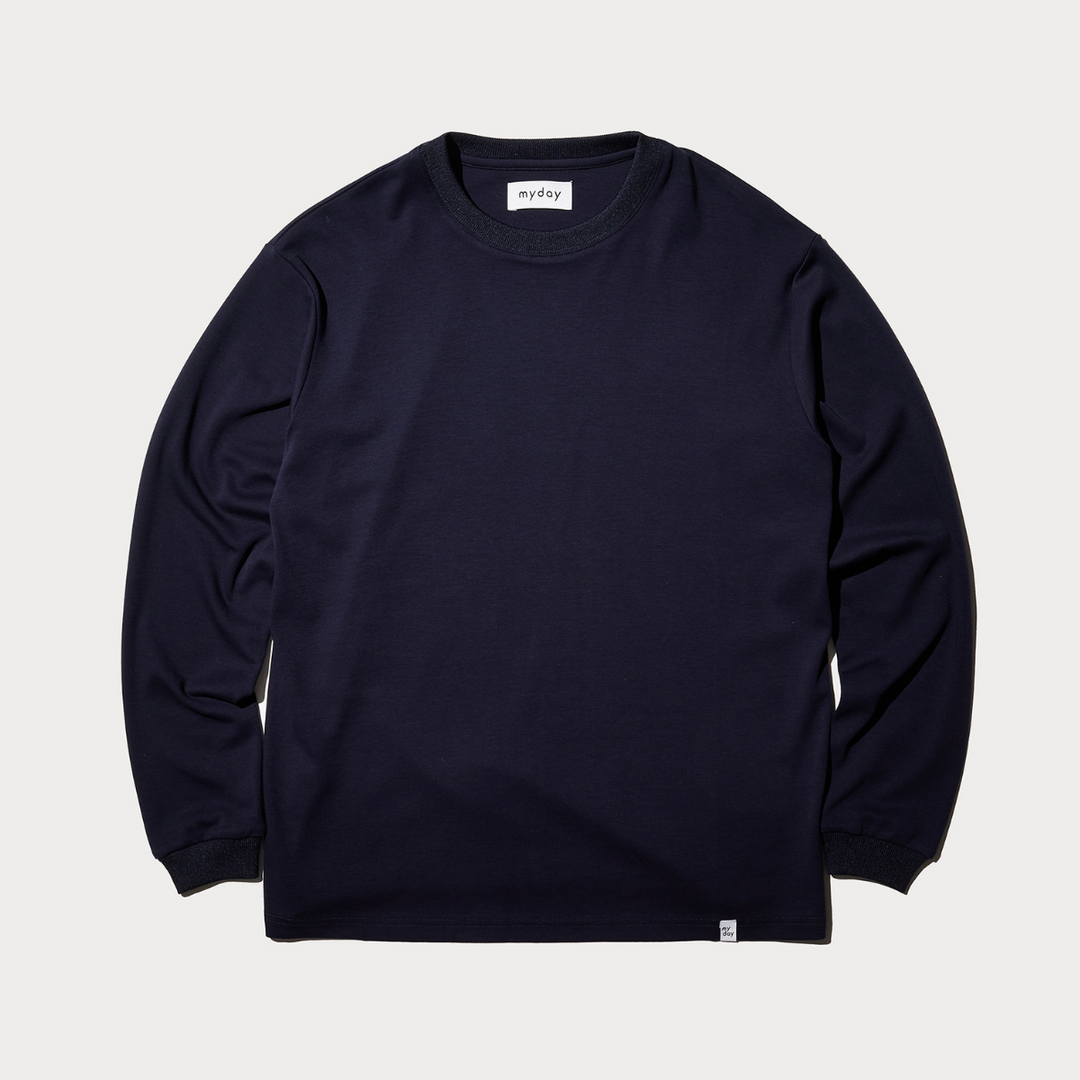 Cotton Plain Long T-shirts｜my day