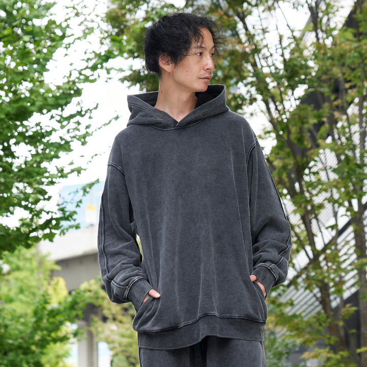 パーカー・フーディ NOMANUAL STAIN WASHED HOODIE 5JH515 NOMANUAL(ノーマニュアル) パーカー・フーディ(メンズ) - 海外