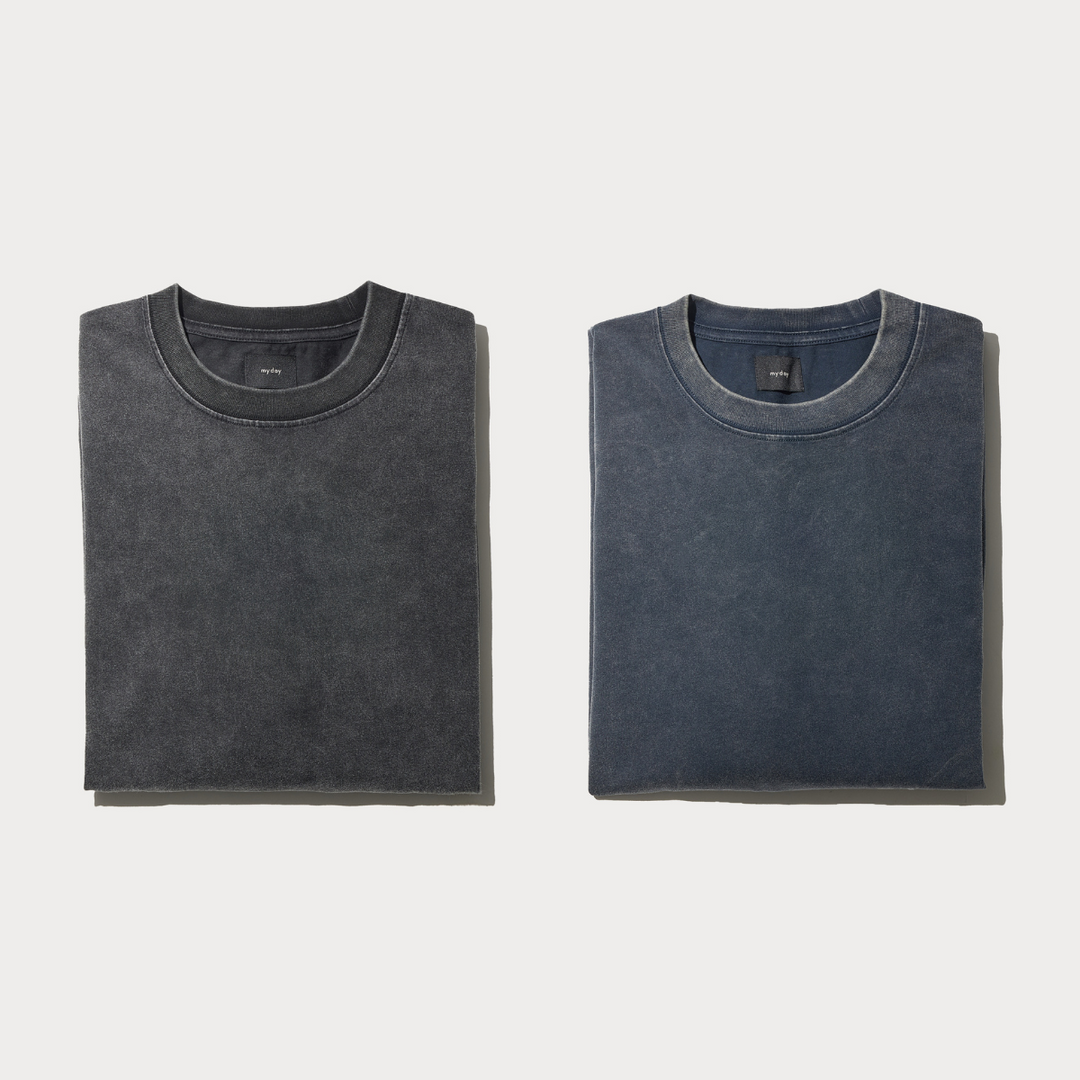 Washed Long T-shirts – my day Washed Long T-shirts – my day