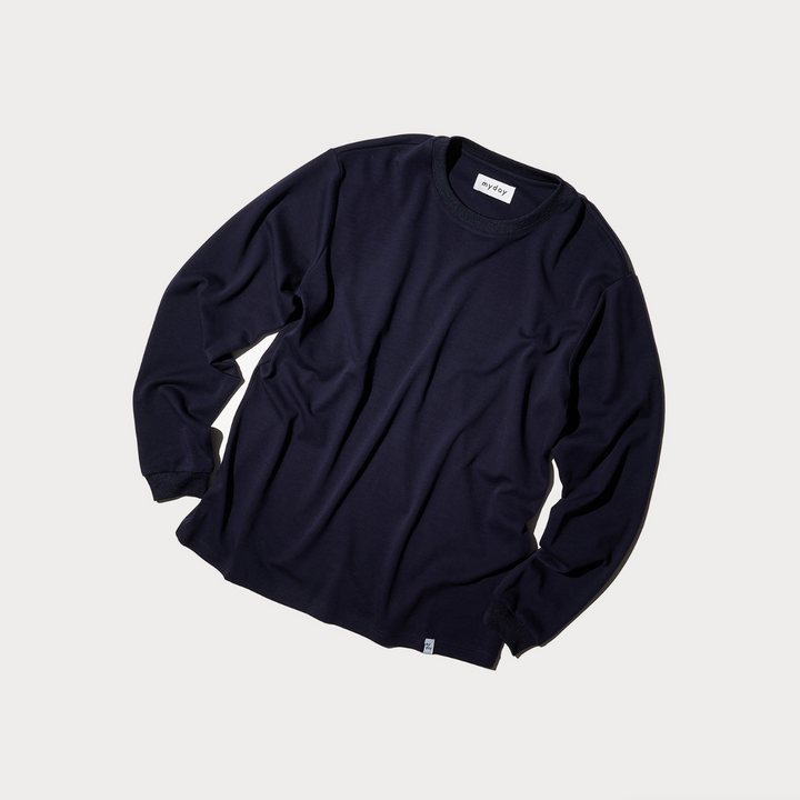 Cotton Plain Long T-shirts｜my day