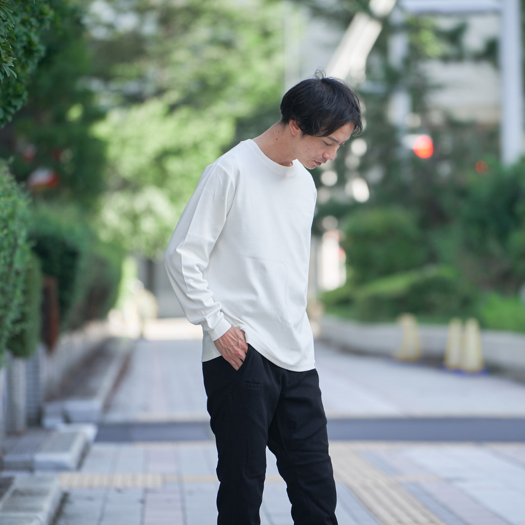 Cotton Plain Long T-shirts｜my day