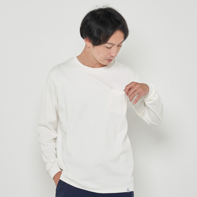 Cotton Pocket Long T-shirts