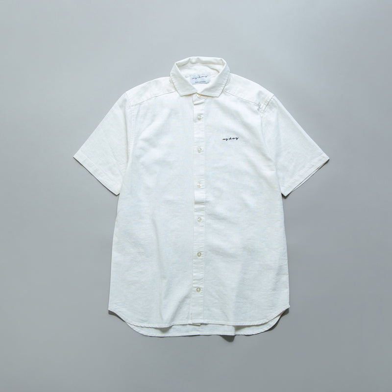 Hemp Rayon Short Sleeved Shirt